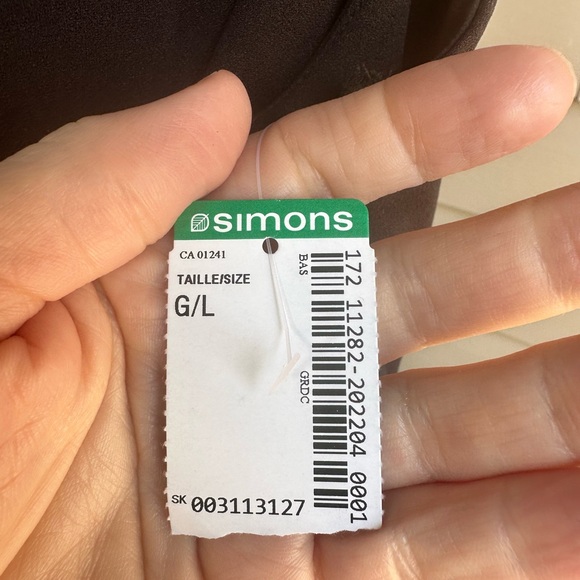 Simons Twik black jumpsuit with cut out back size large - Picture 3 of 9